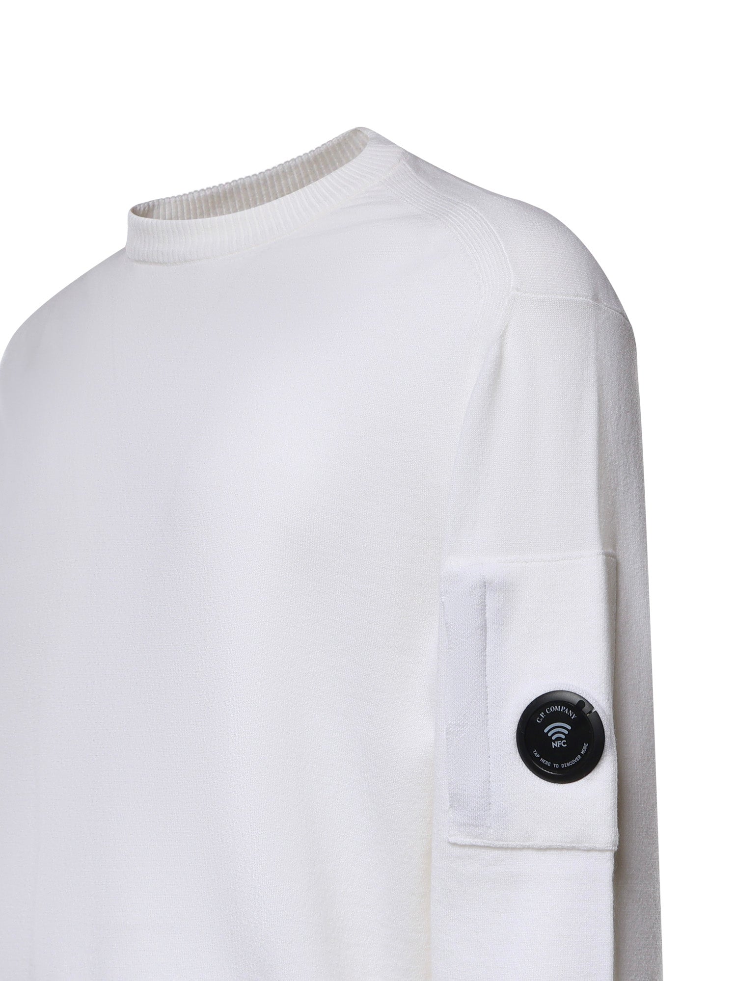Pullover in lana merino con logo 21CMKN069A 005528A103 C.P. COMPANY 