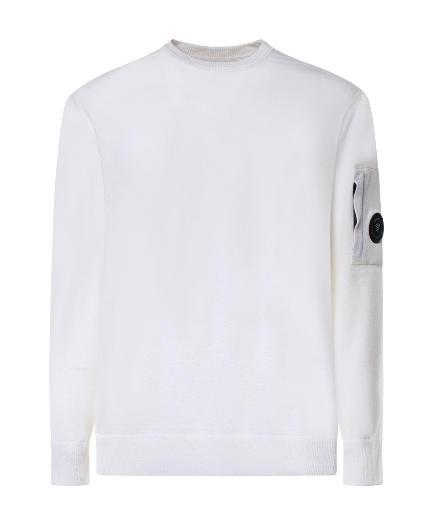 Pullover in lana merino con logo 21CMKN069A 005528A103 C.P. COMPANY 