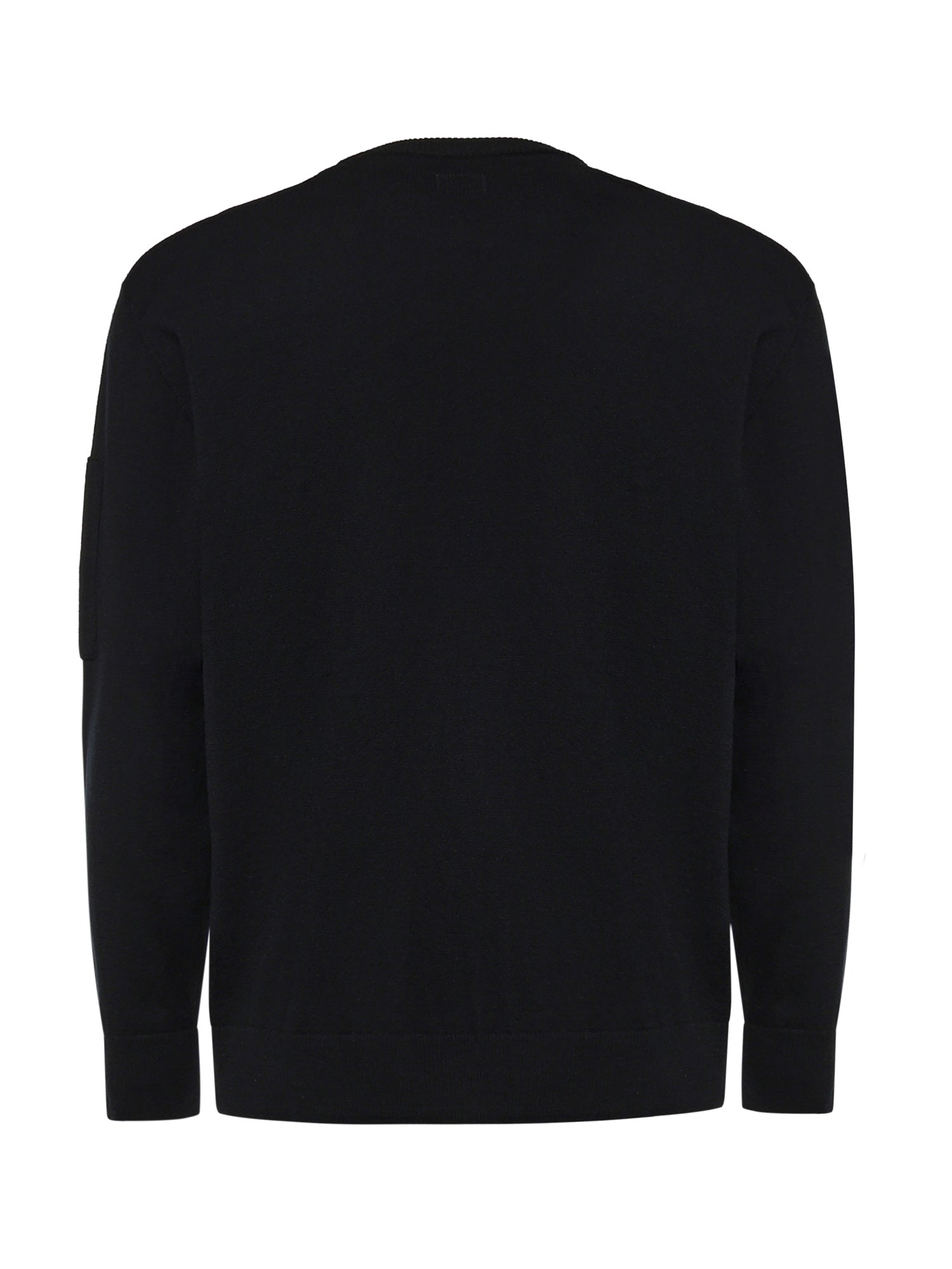 Pullover in lana merino con logo 21CMKN069A 005528A999 C.P. COMPANY 