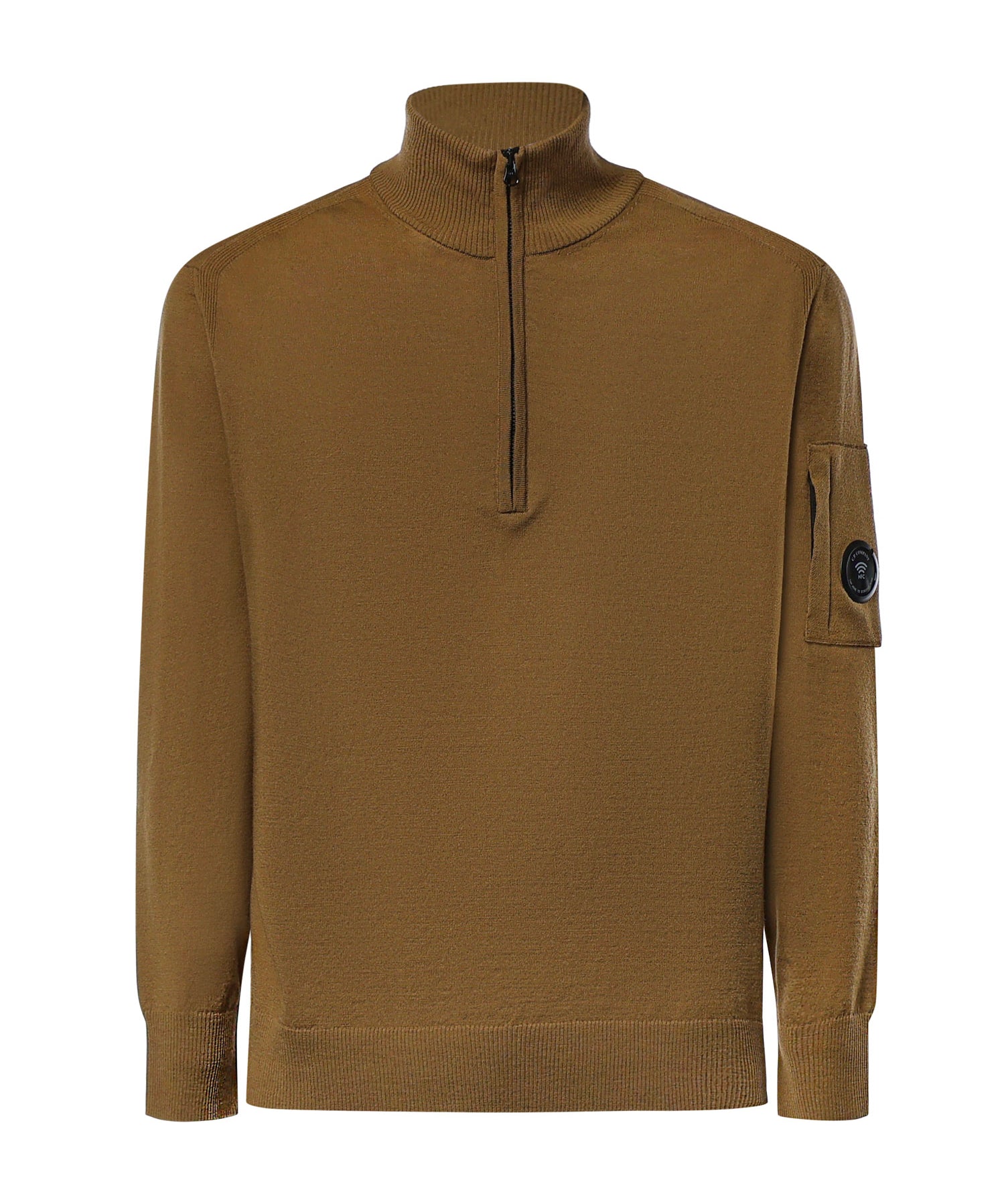 Pullover in lana merino con logo 21CMKN070A 005528A340 C.P. COMPANY 