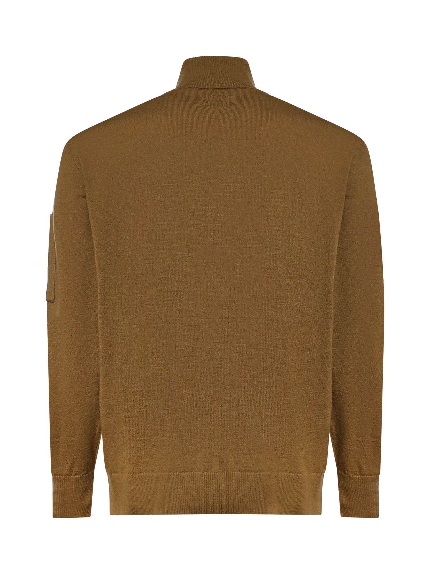 Pullover in lana merino con logo 21CMKN070A 005528A340 C.P. COMPANY 