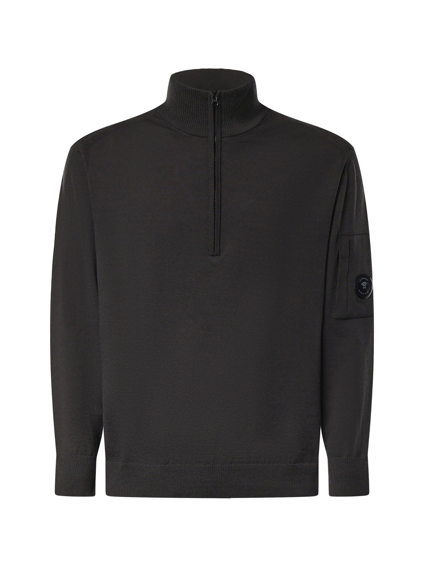 Pullover in lana merino con logo 21CMKN070A 005528A985 C.P. COMPANY 