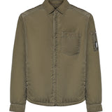 Overshirt in nylon con logo 21CMOS023A 005904G356 C.P. COMPANY 