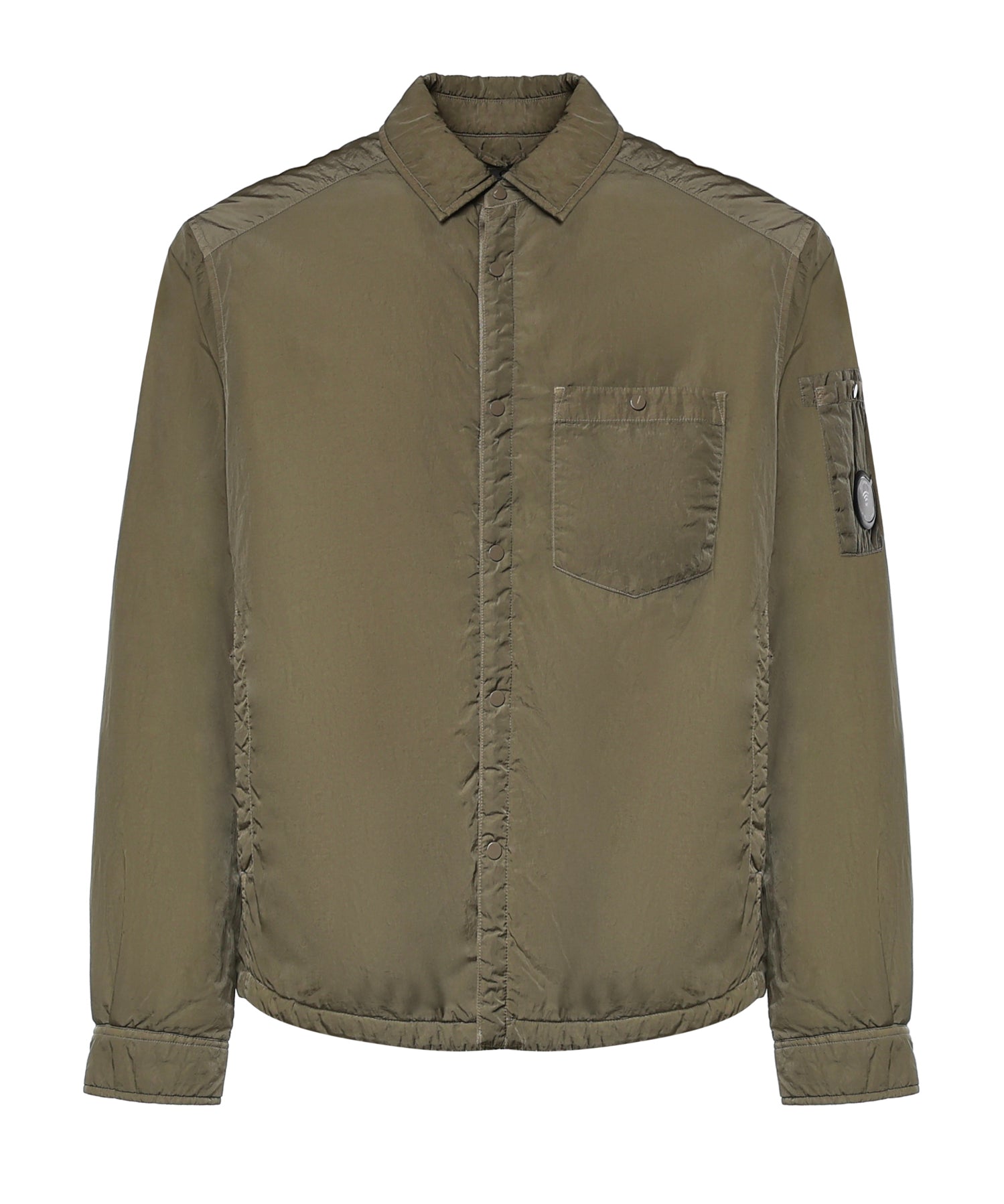 Overshirt in nylon con logo 21CMOS023A 005904G356 C.P. COMPANY 