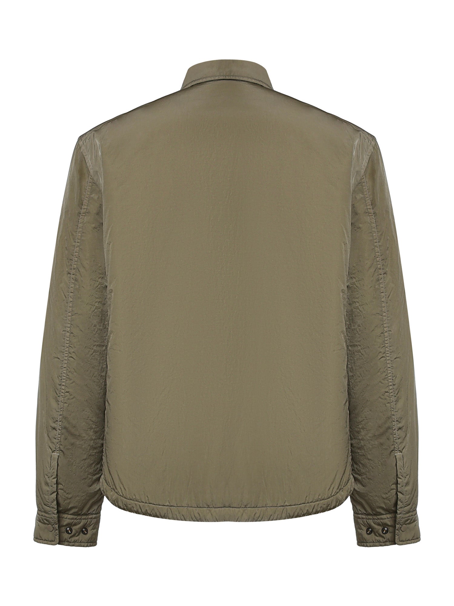 Overshirt in nylon con logo 21CMOS023A 005904G356 C.P. COMPANY 