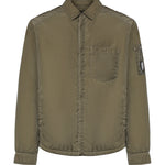 Overshirt in nylon con logo 21CMOS023A 005904G356 C.P. COMPANY 
