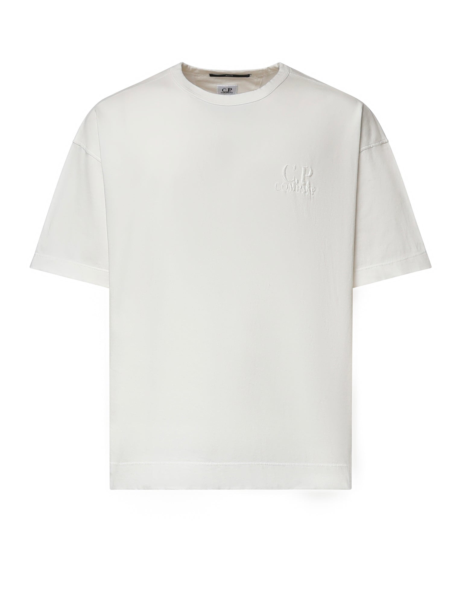T-shirt in cotone con logo 21CMTS163A 005697G103 C.P. COMPANY 