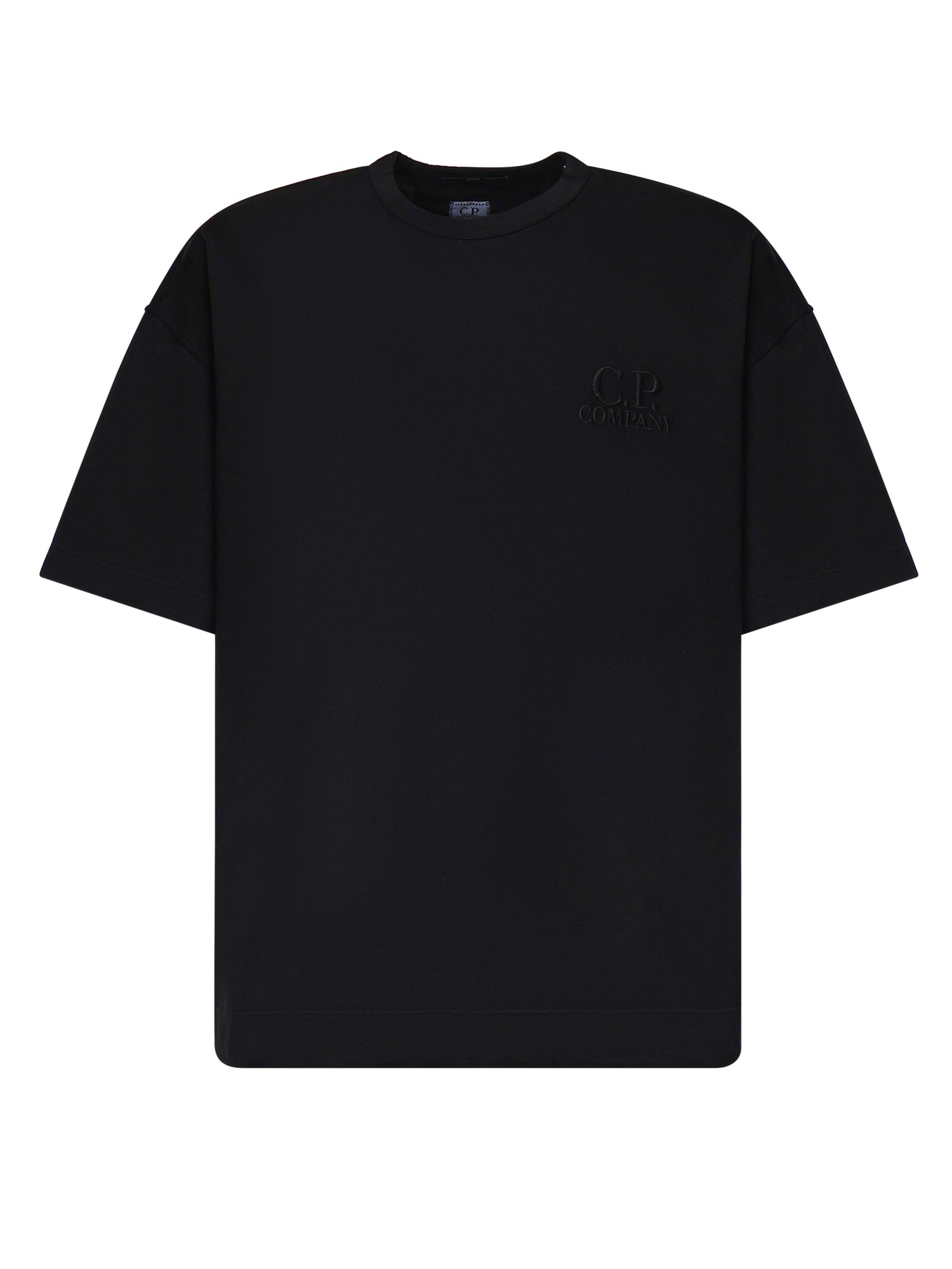 T-shirt in cotone con logo 21CMTS163A 005697G999 C.P. COMPANY 