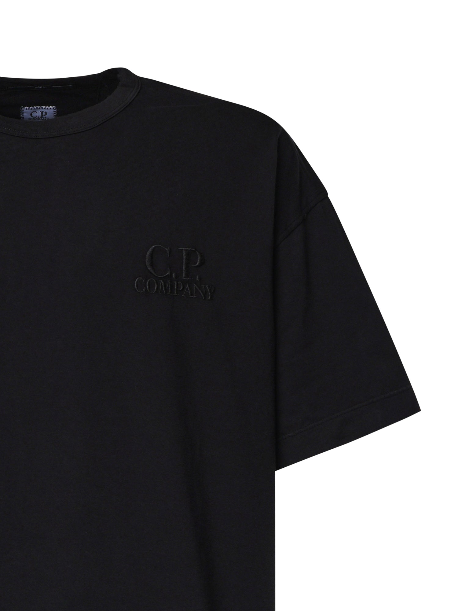 T-shirt in cotone con logo 21CMTS163A 005697G999 C.P. COMPANY 