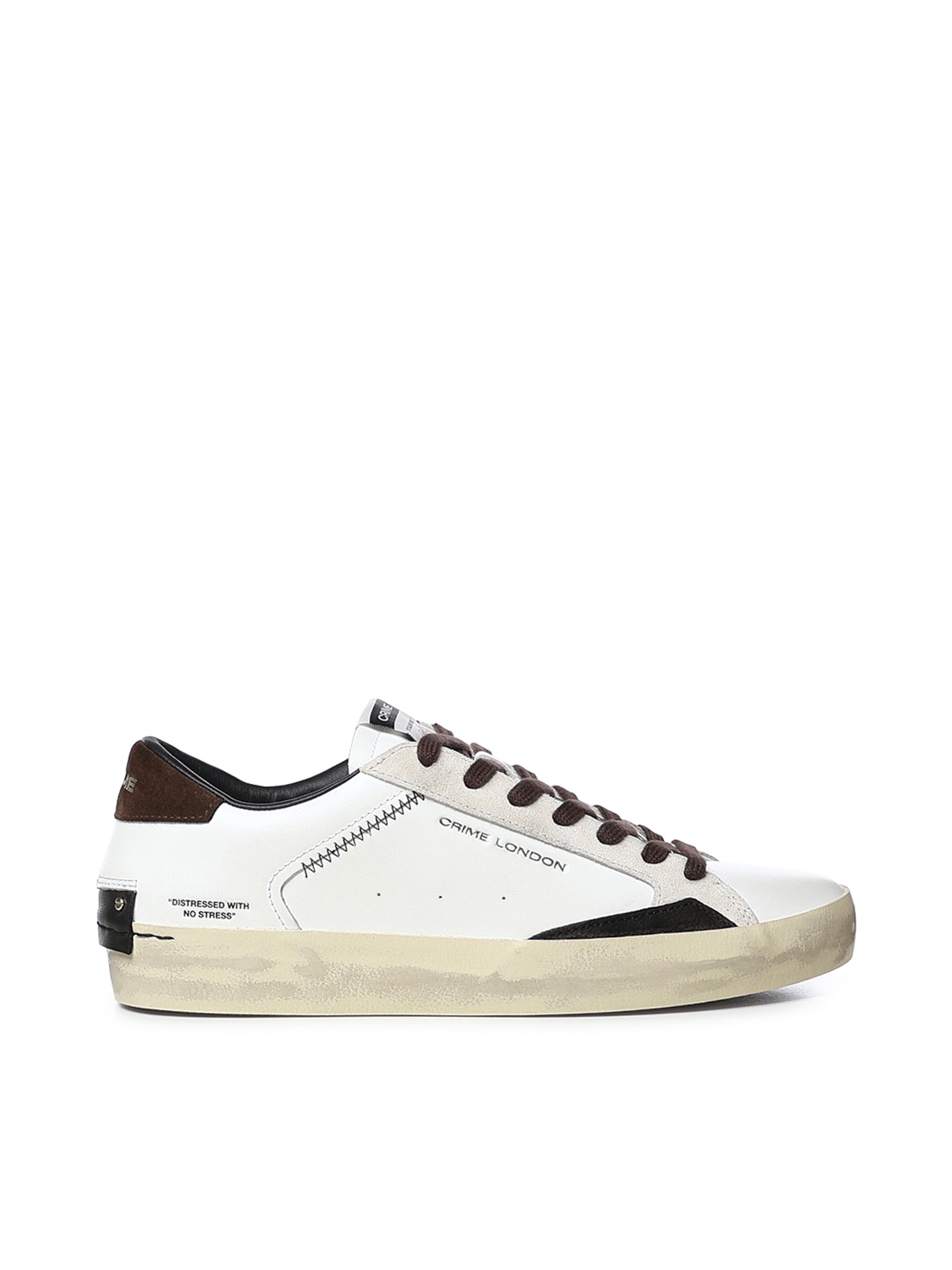 Sneaker Distressed in pelle 10003AA9  CRIME LONDON 