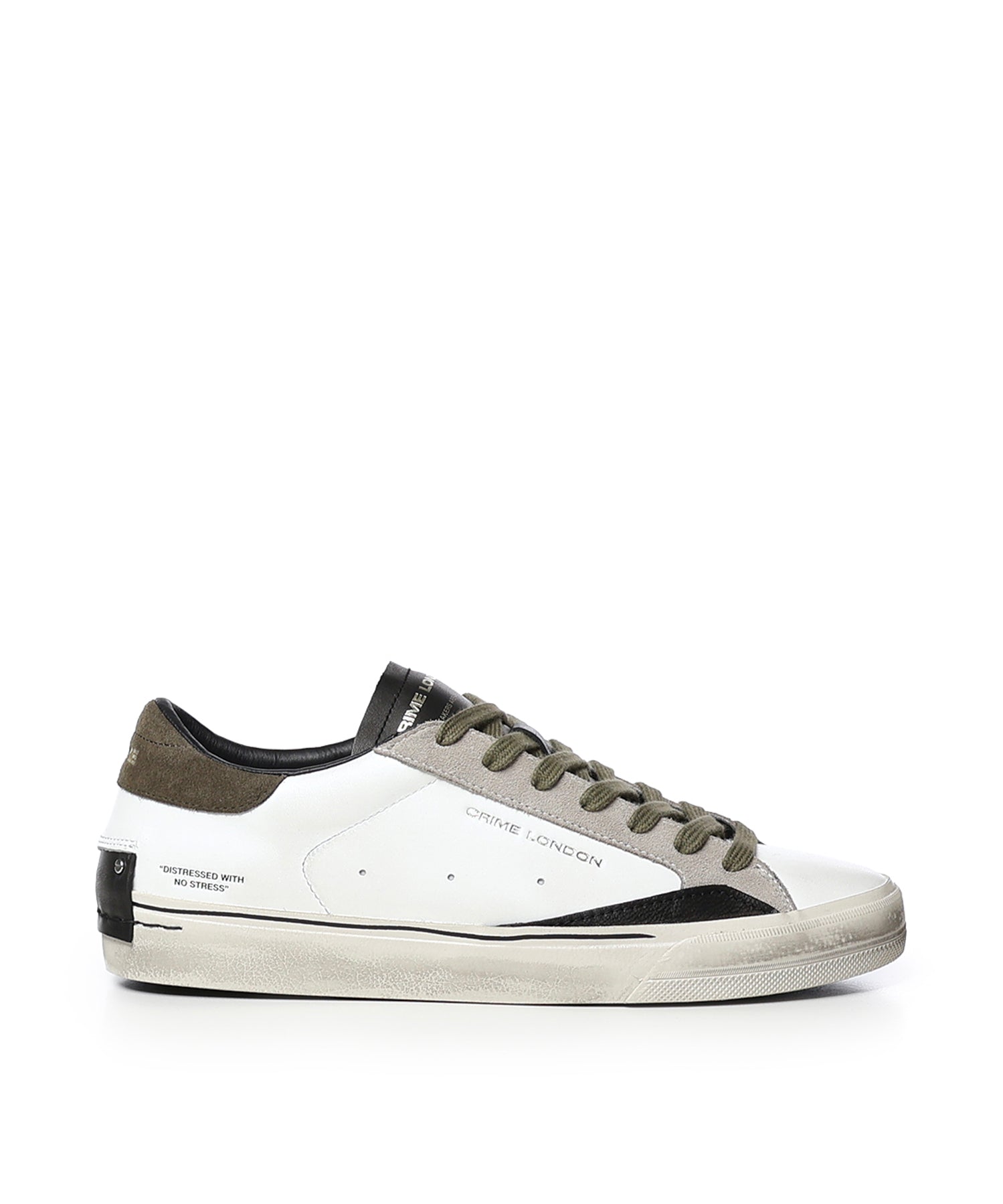 Sneaker Distressed 2.0 in pelle 10054AA9  CRIME LONDON 