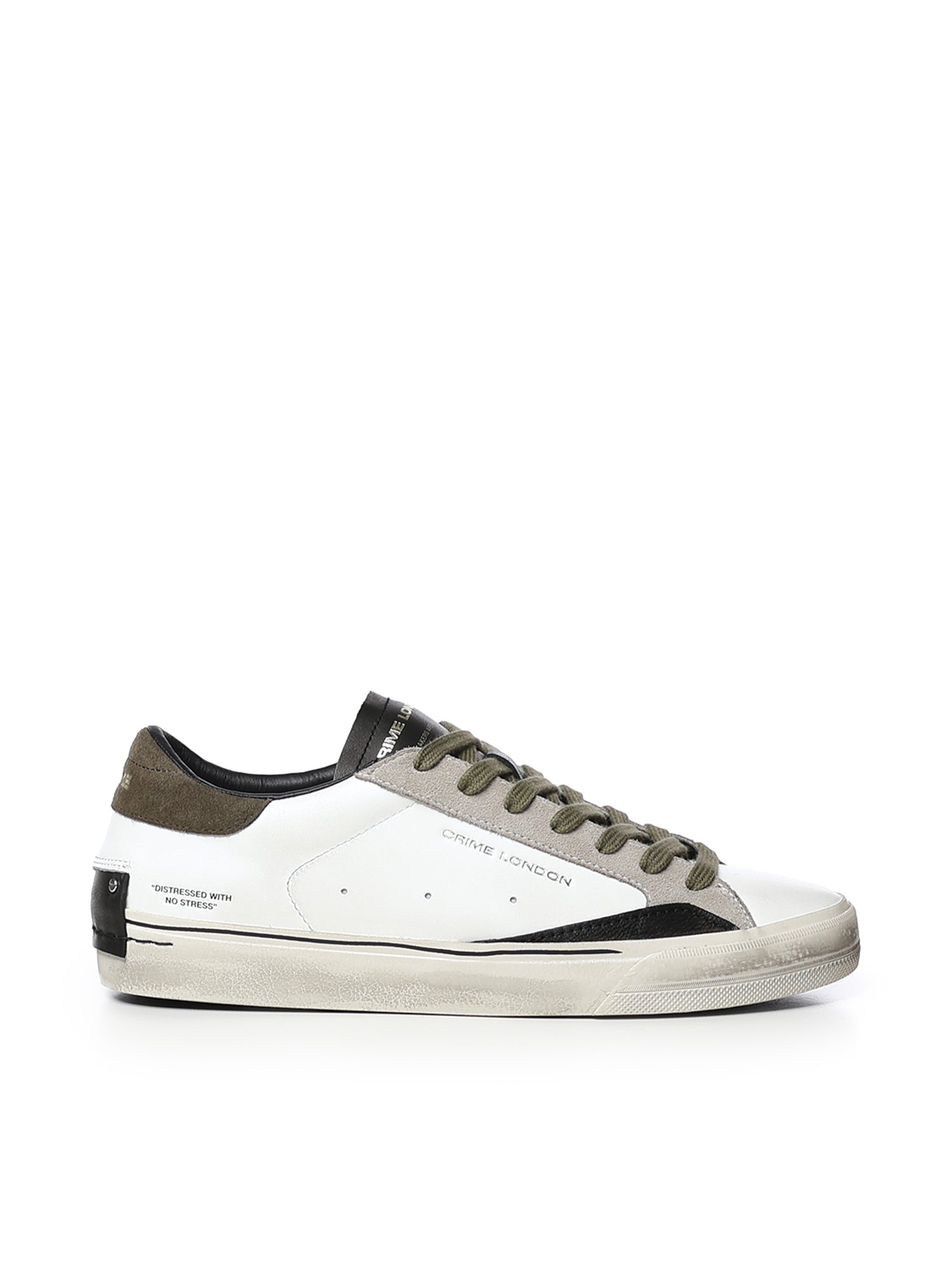 Sneaker Distressed 2.0 in pelle 10054AA9  CRIME LONDON 