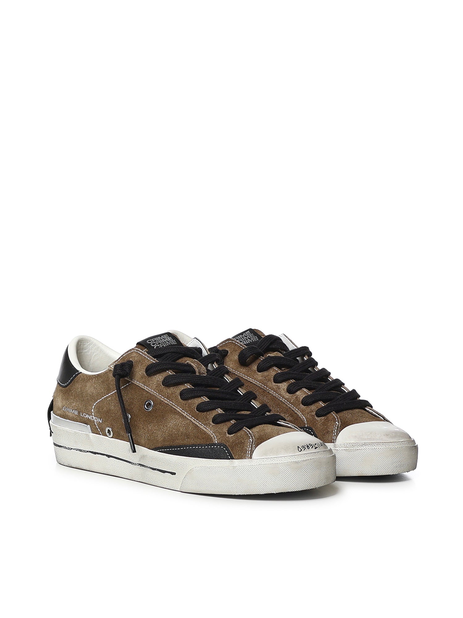 Sneaker Midnight in suede<BR/> 10151AA9  CRIME LONDON 