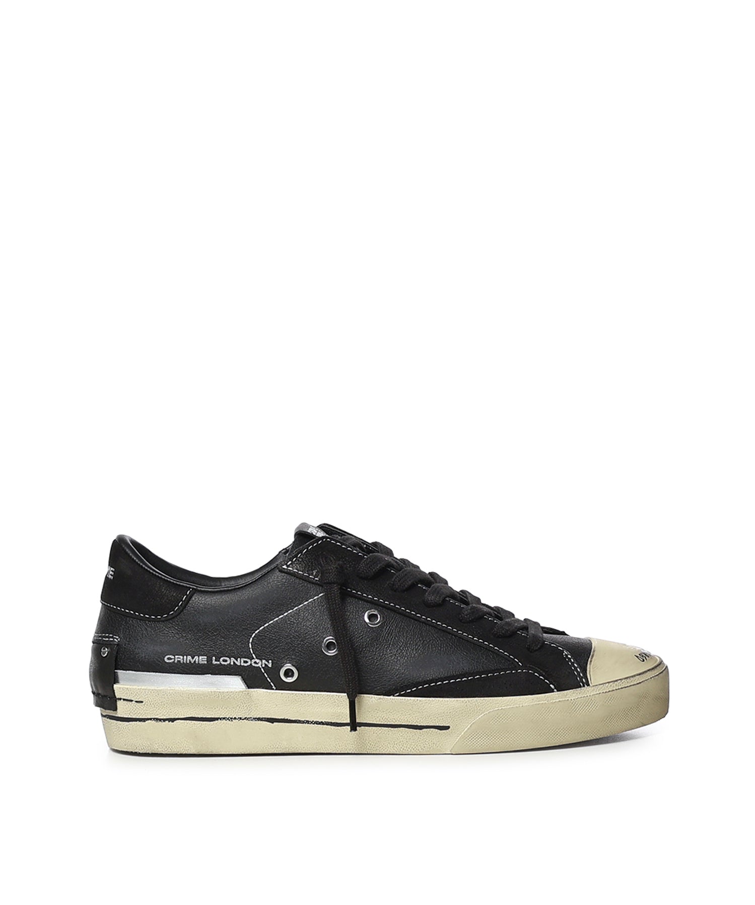 Sneaker Midnight in pelle 10152AA9  CRIME LONDON 