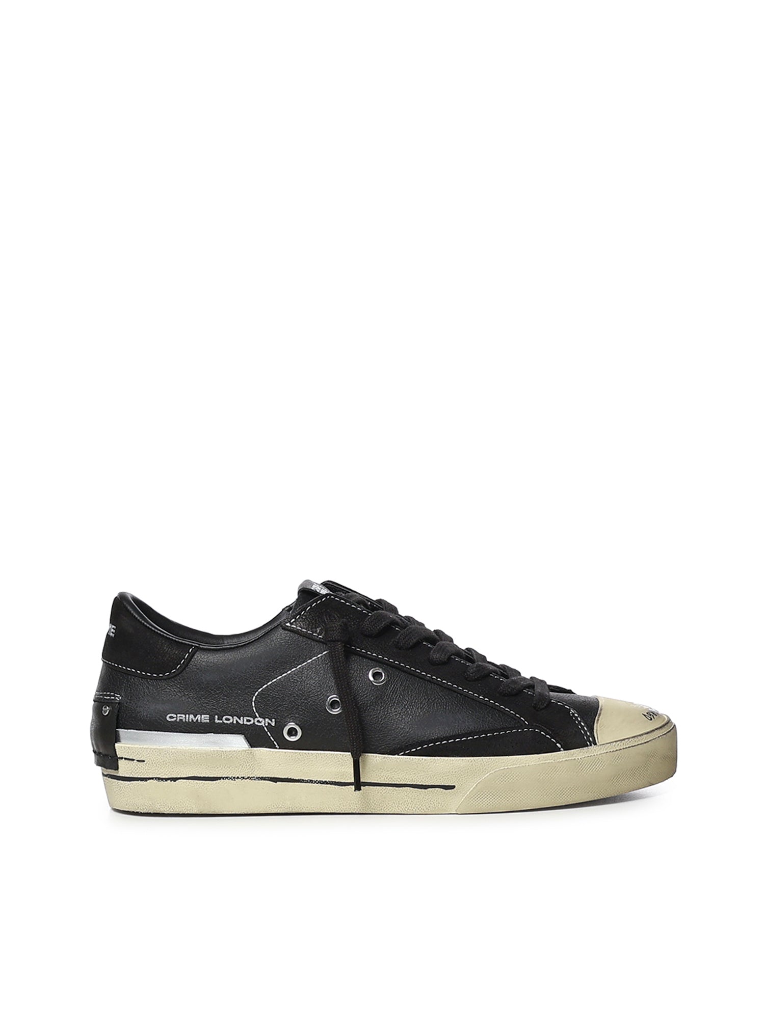 Sneaker Midnight in pelle 10152AA9  CRIME LONDON 