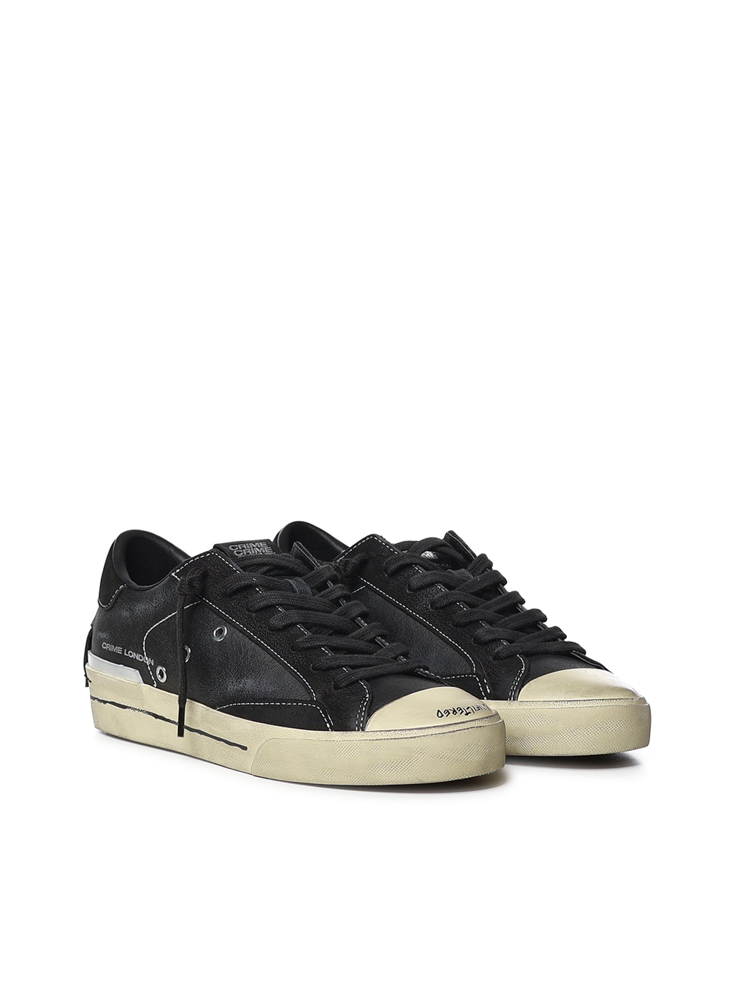 Sneaker Midnight in pelle 10152AA9  CRIME LONDON 