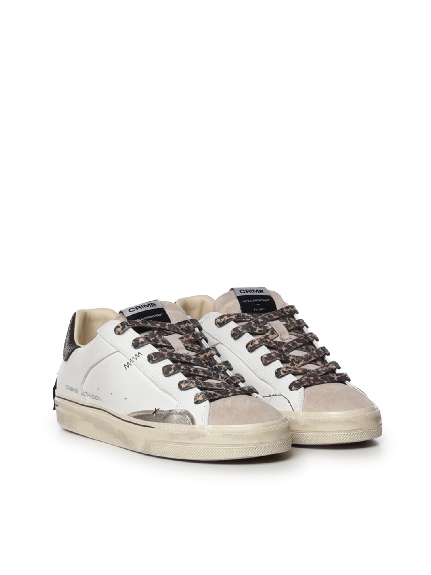 Sneaker Deconstructed in pelle 23071AA9  CRIME LONDON 