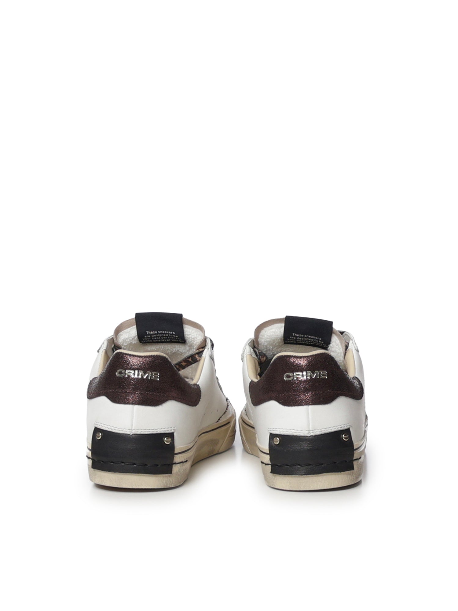 Sneaker Deconstructed in pelle 23071AA9  CRIME LONDON 
