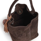 Borsa Paniere in camoscio B451 PB-VRTM D.A.T.E. 