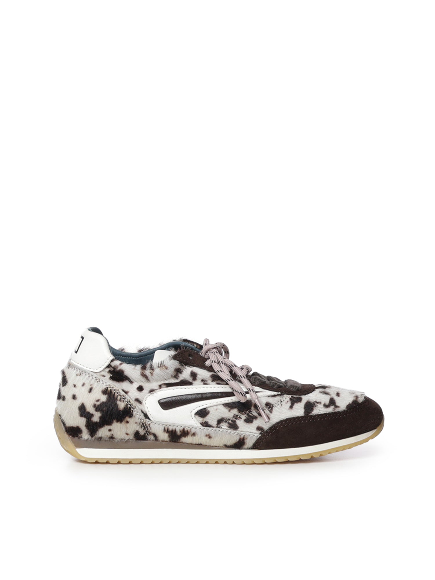 Sneaker Athleta Ballet in cavallino e suede W451 AB-PNCW D.A.T.E. 