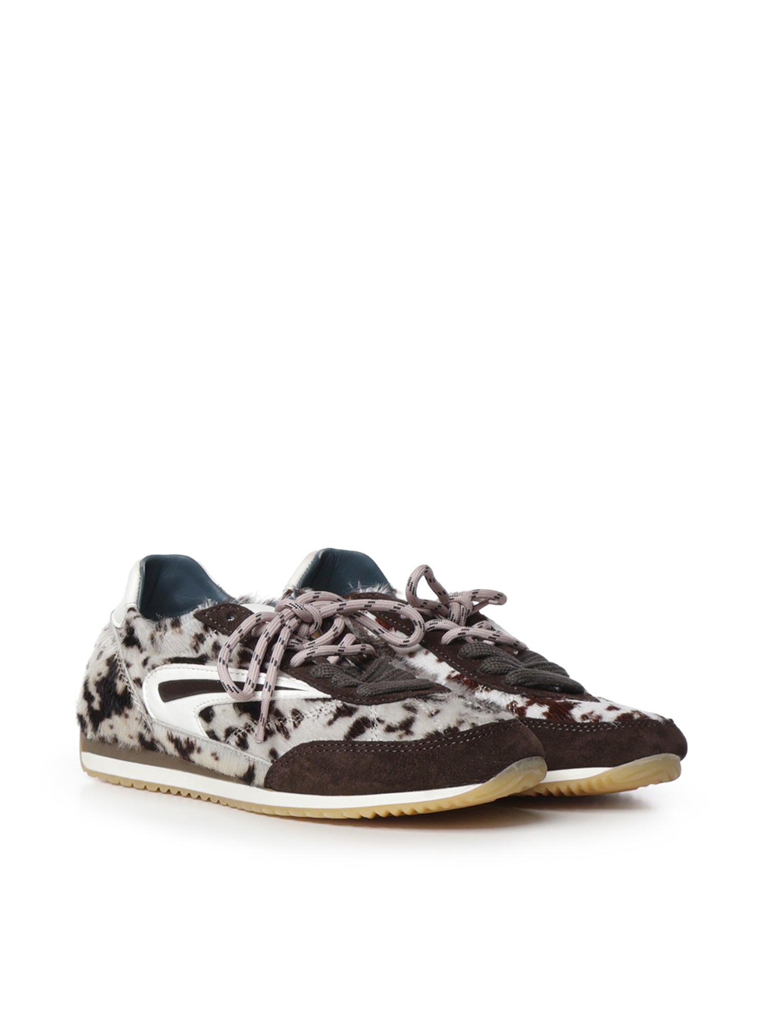 Sneaker Athleta Ballet in cavallino e suede W451 AB-PNCW D.A.T.E. 