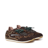 Sneaker Athleta Ballet in cavallino e suede W451 AB-PNLE D.A.T.E. 