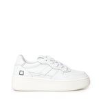 Sneaker Court Platform in pelle W451 CP-BAWH D.A.T.E. 