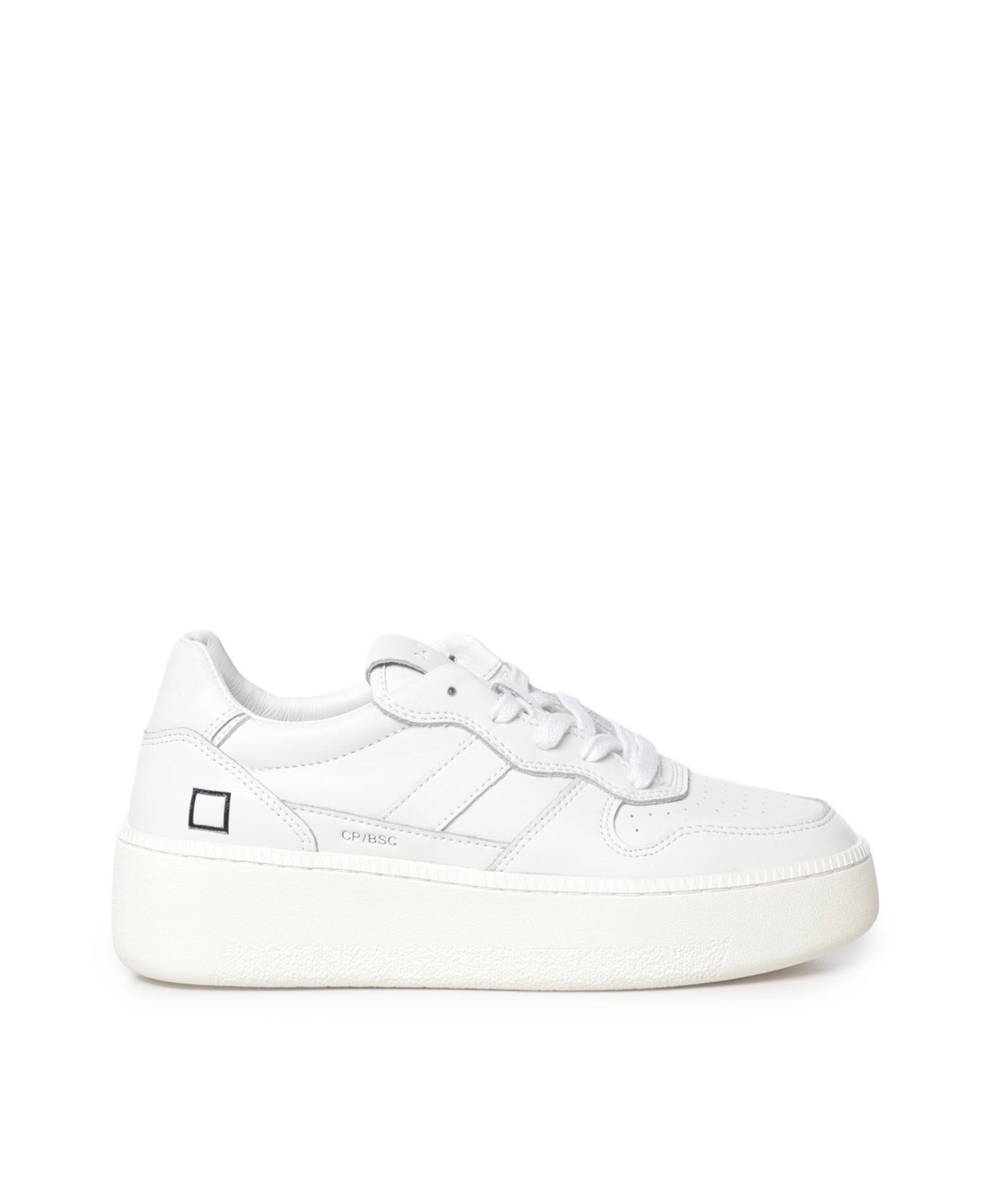 Sneaker Court Platform in pelle W451 CP-BAWH D.A.T.E. 