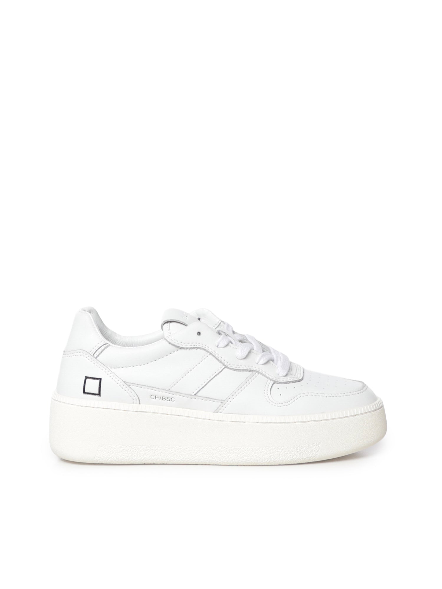 Sneaker Court Platform in pelle W451 CP-BAWH D.A.T.E. 