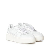 Sneaker Court Platform in pelle W451 CP-BAWH D.A.T.E. 