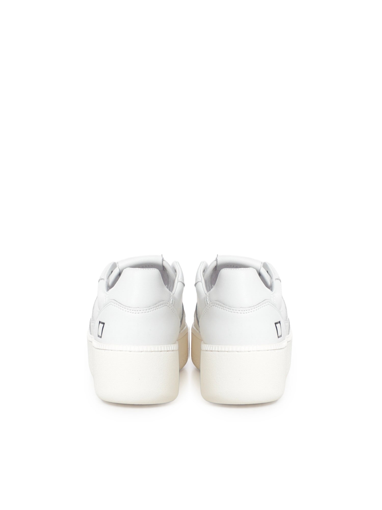Sneaker Court Platform in pelle W451 CP-BAWH D.A.T.E. 