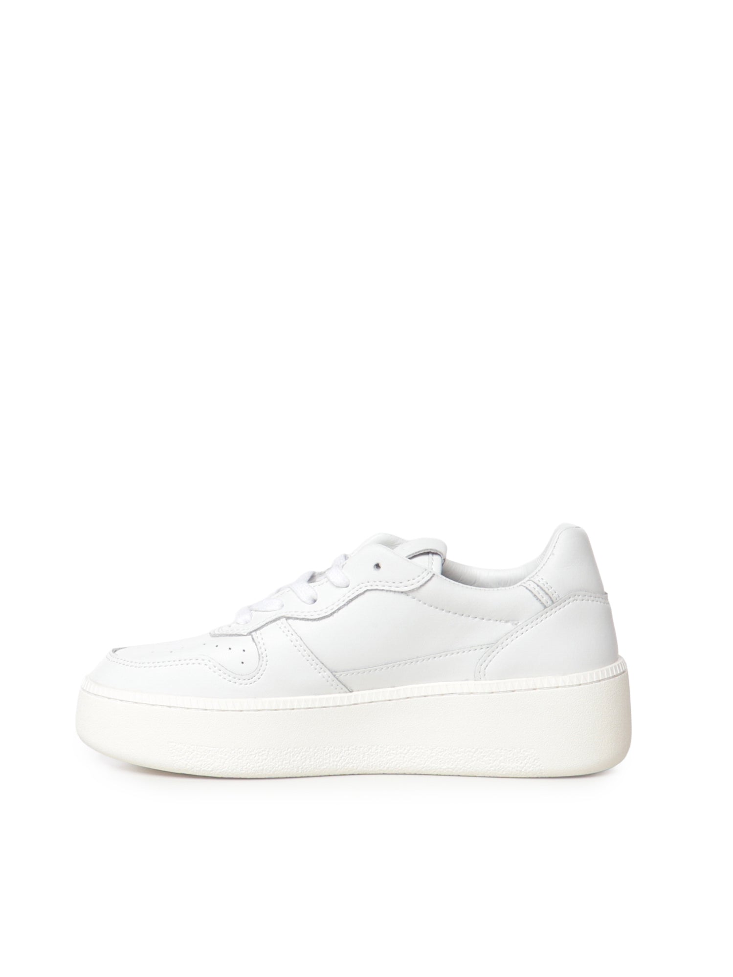 Sneaker Court Platform in pelle W451 CP-BAWH D.A.T.E. 