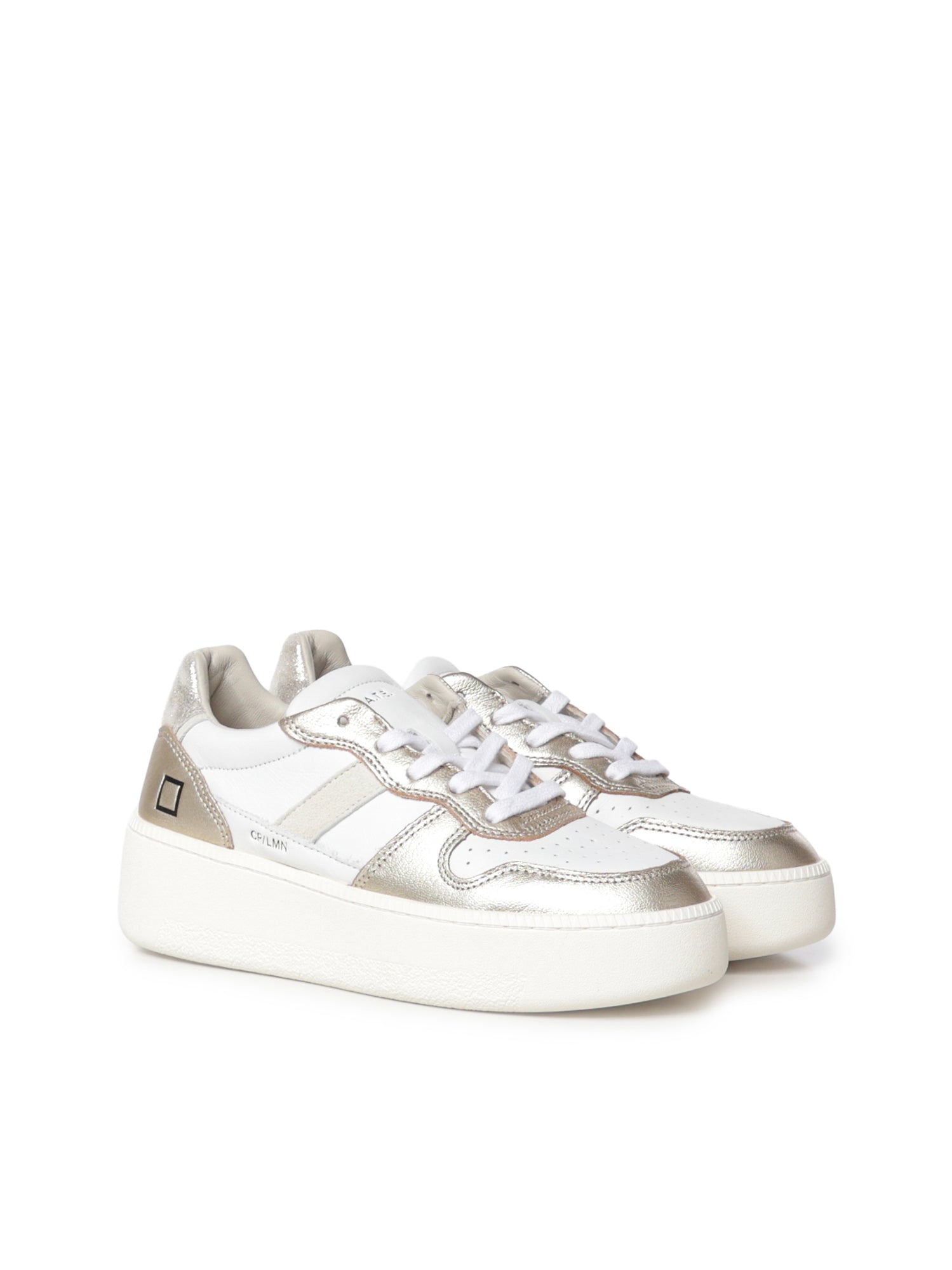 Sneaker Court Platform in pelle W451 CP-LMPL D.A.T.E. 