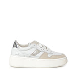 Sneaker Court Platform in pelle W451 CP-VNWH D.A.T.E. 