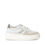Sneaker Court Platform in pelle W451 CP-VNWH D.A.T.E. 