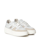 Sneaker Court Platform in pelle W451 CP-VNWH D.A.T.E. 