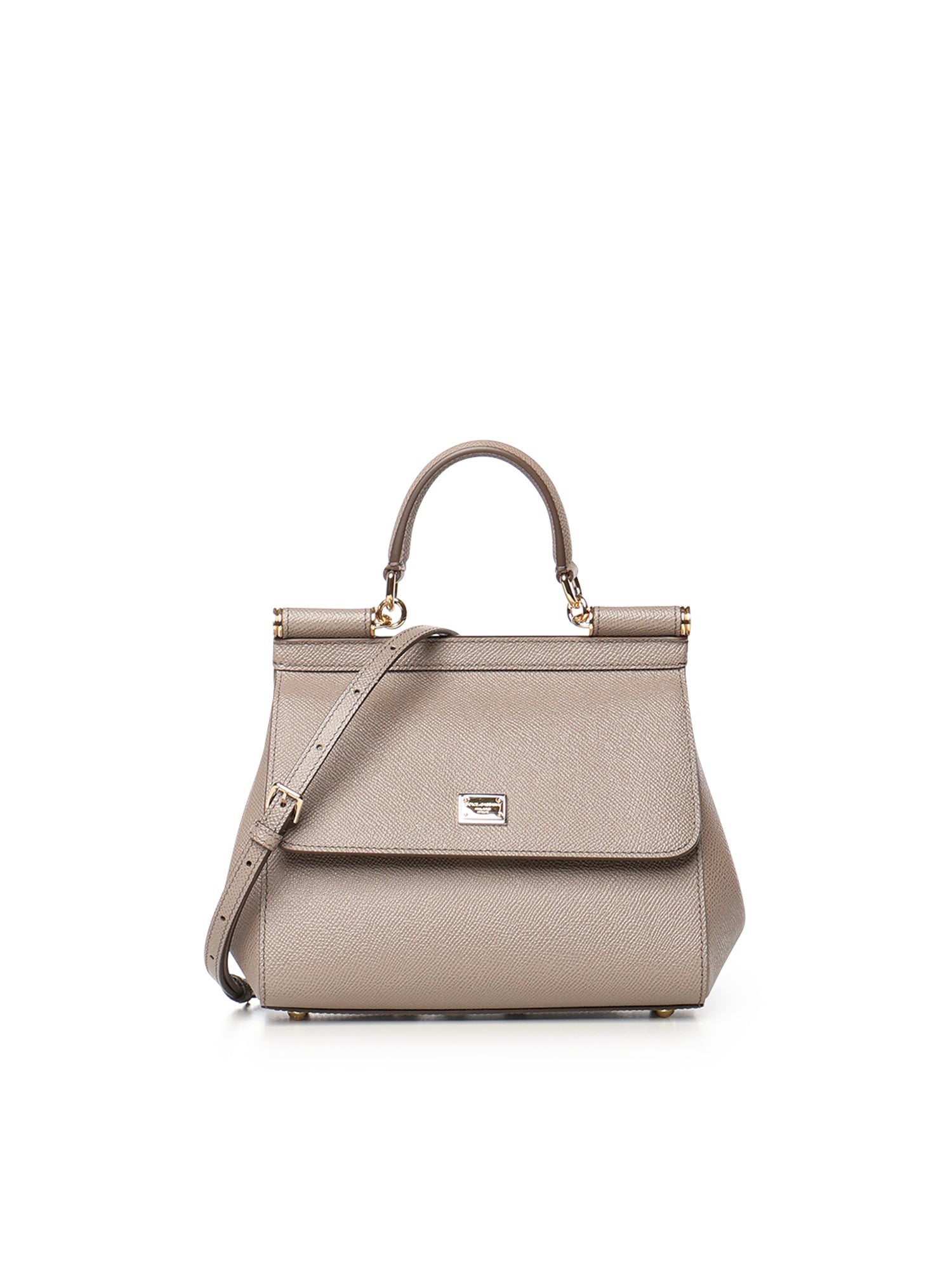 Borsa a mano Sicily piccola in pelle BB6003 B100180045 DOLCE & GABBANA 