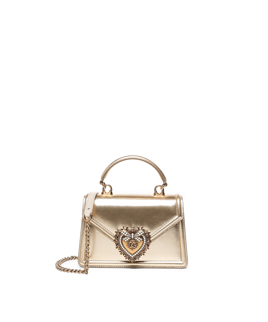 Borsa devotion in pelle metallizzata BB6711 A10168Z841 DOLCE & GABBANA 