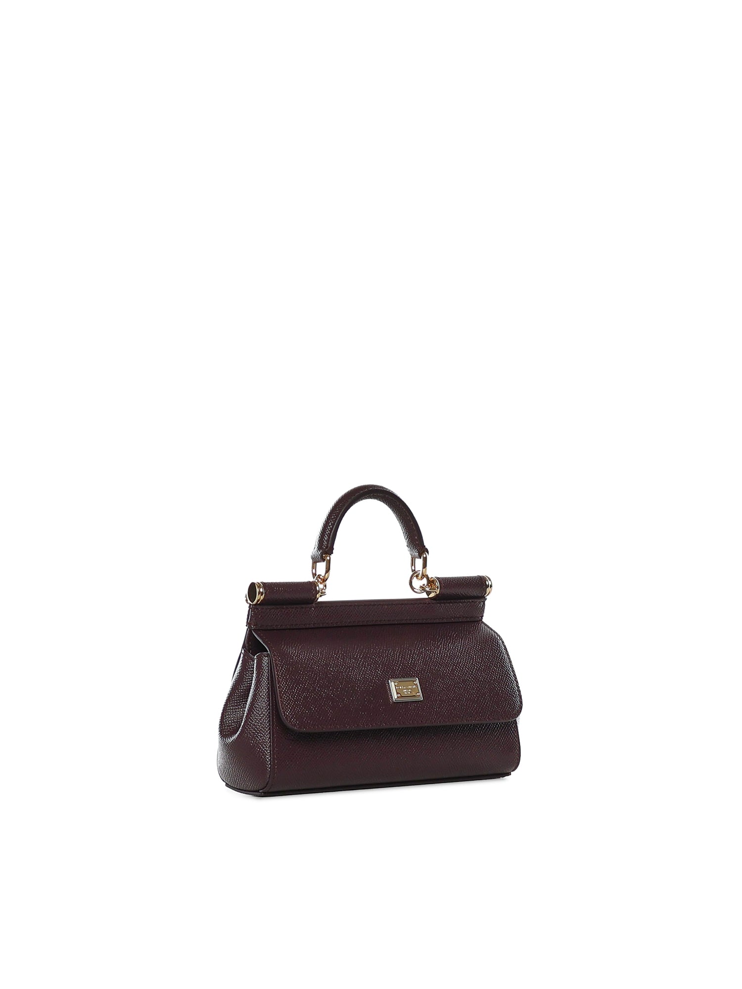 Borsa a mano Sicily mini in pelle di vitello Dauphine BB7116 B10018M073 DOLCE & GABBANA 