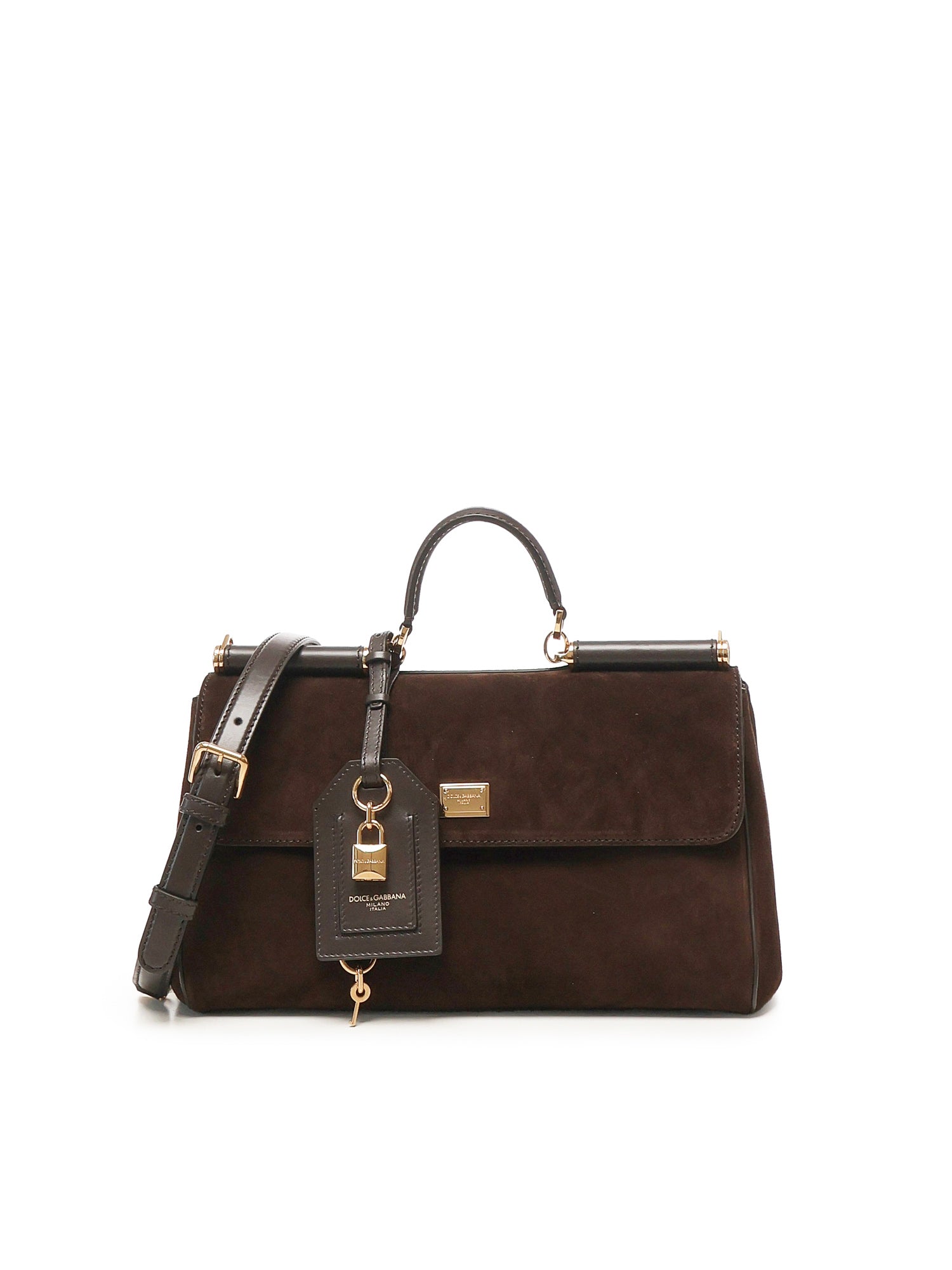 Borsa a mano My Sicily media in crosta e pelle BB7782 BO9038M157 DOLCE & GABBANA 