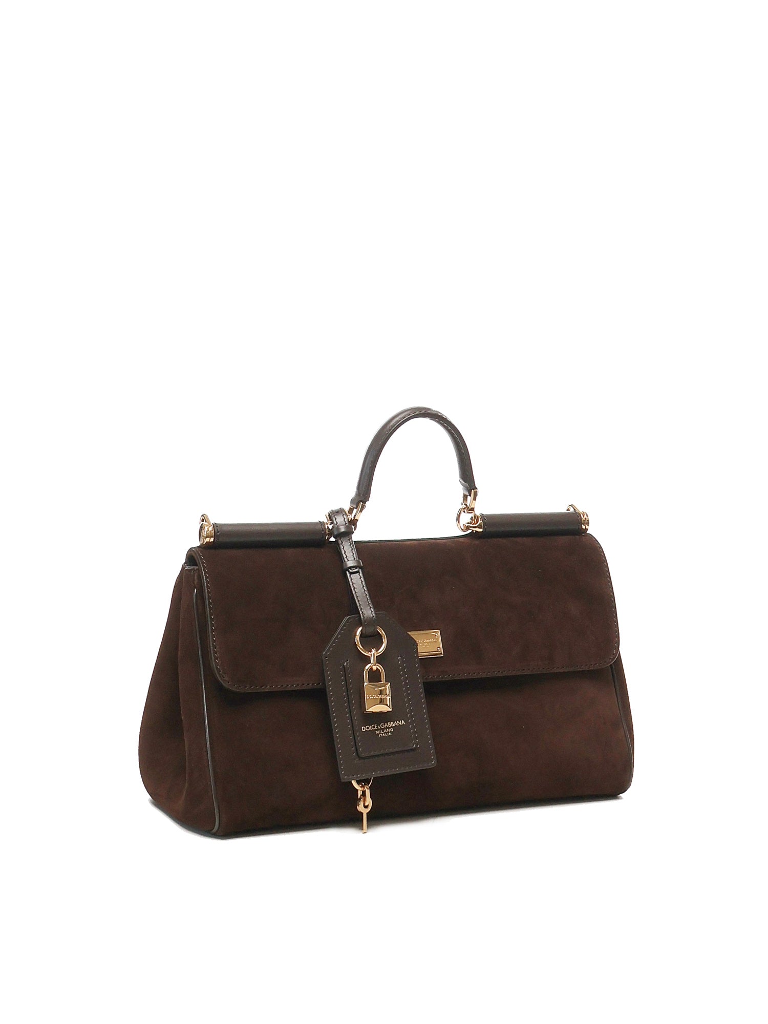 Borsa a mano My Sicily media in crosta e pelle BB7782 BO9038M157 DOLCE & GABBANA 
