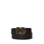 Cintura in pelle con logo BC4994 A074280999 DOLCE & GABBANA 