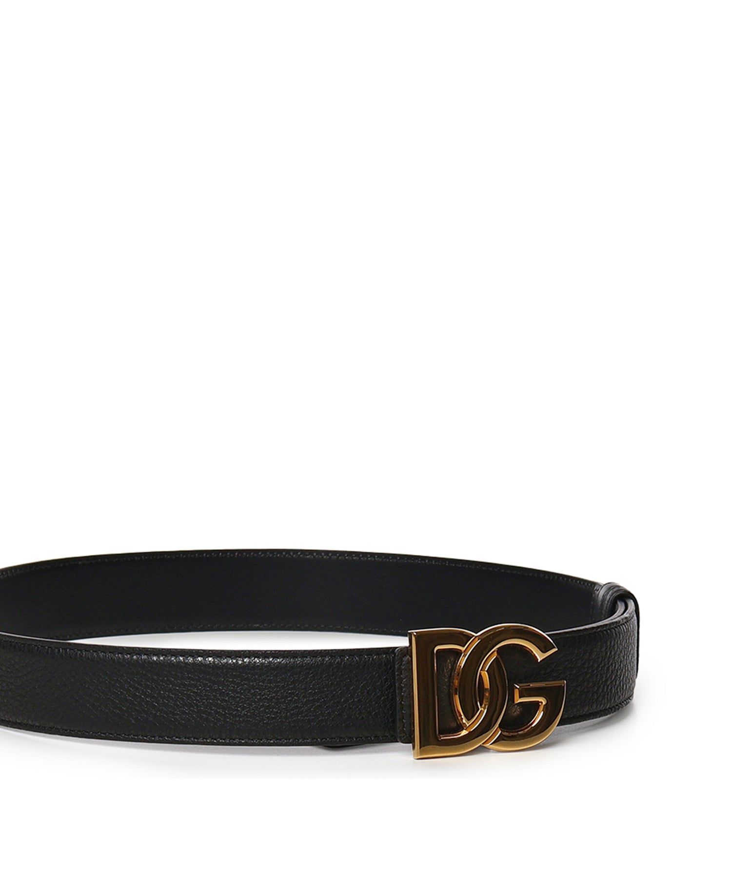 Cintura in pelle con logo BC4994 A074280999 DOLCE & GABBANA 
