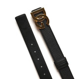 Cintura in pelle con logo BC4994 A074280999 DOLCE & GABBANA 