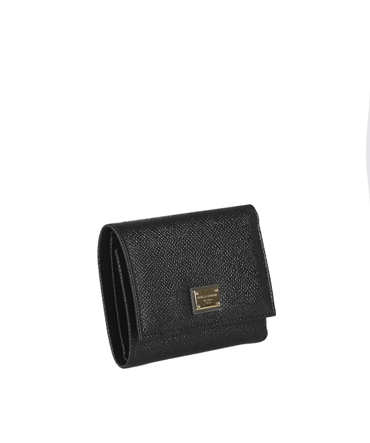 Portafoglio in pelle di vitello Dauphine con logo BI0770 A100180999 DOLCE & GABBANA 