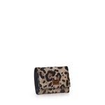 Portafoglio in pelle di vitello Dauphine stampa Leopardo BI0770 AX566HY13M DOLCE & GABBANA 