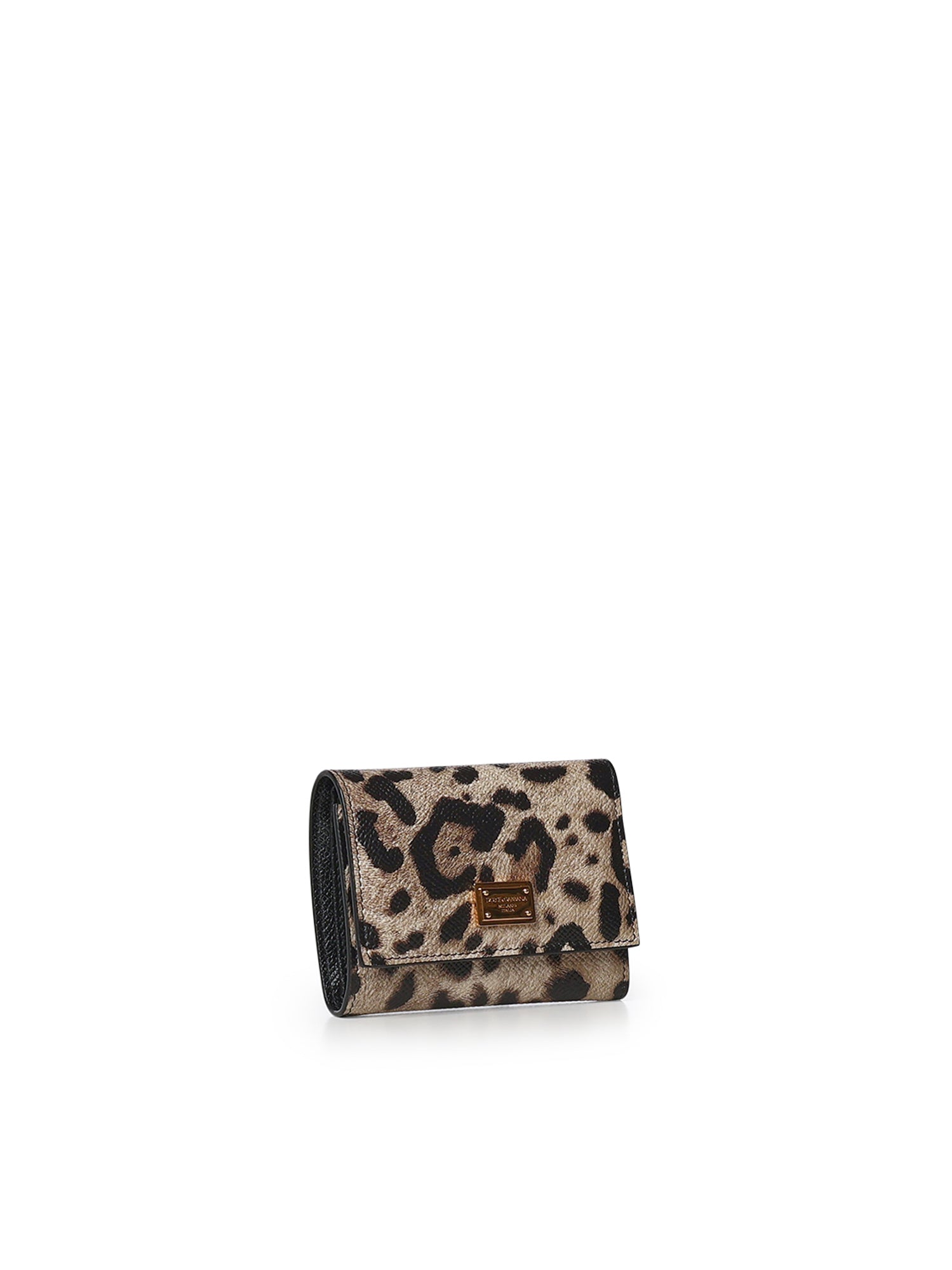 Portafoglio in pelle di vitello Dauphine stampa Leopardo BI0770 AX566HY13M DOLCE & GABBANA 