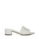 Mule in pelle di vitello e logo DG CR1755 AY32980001 DOLCE & GABBANA 