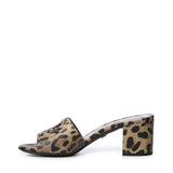 Mules in pelle con stampa leopardata CR1996 A0426HY13M DOLCE & GABBANA 
