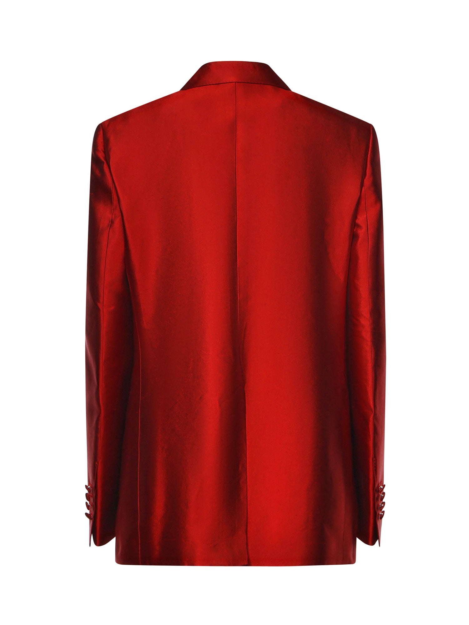 Giacca doppiopetto in mikado F29UUT FU116R0156 DOLCE & GABBANA 